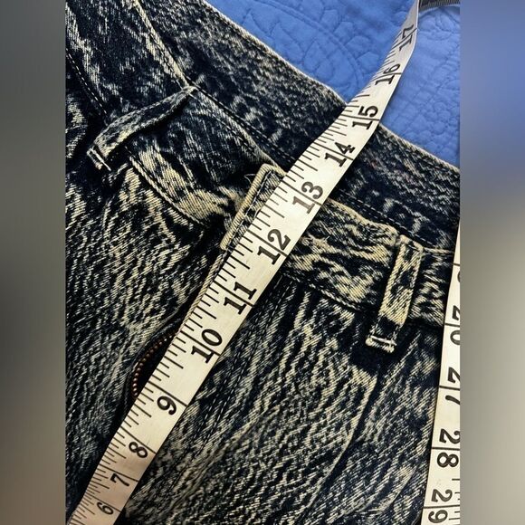 Vintage Margo club women jeans acid wash dark blue small 80s - Picture 14 of 15